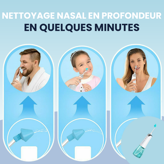 Meloria® NoseCleaner : L’appareil qui élimine les impuretés nasales et vous aide à respirer librement.