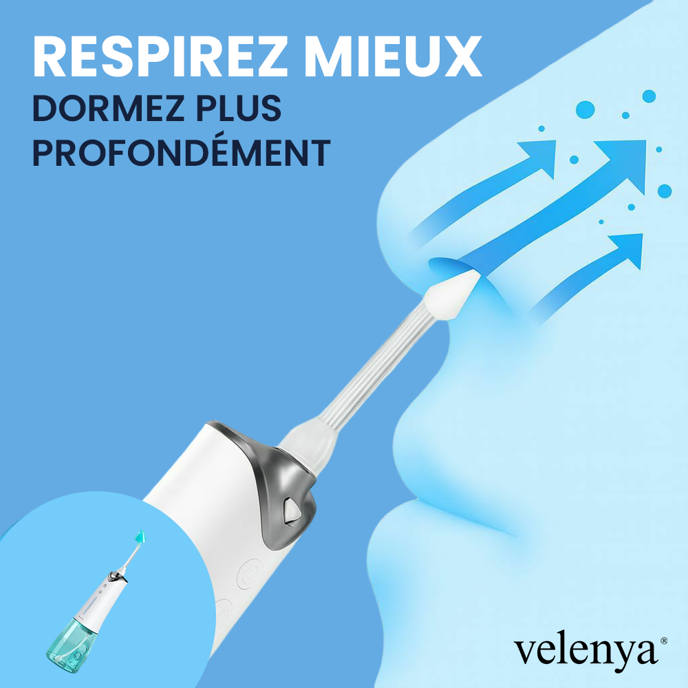 Meloria® NoseCleaner : L’appareil qui élimine les impuretés nasales et vous aide à respirer librement.