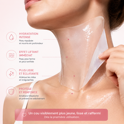 Masque bio-collagène spécial cou
