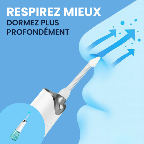 Meloria® NoseCleaner : L’appareil qui élimine les impuretés nasales et vous aide à respirer librement.